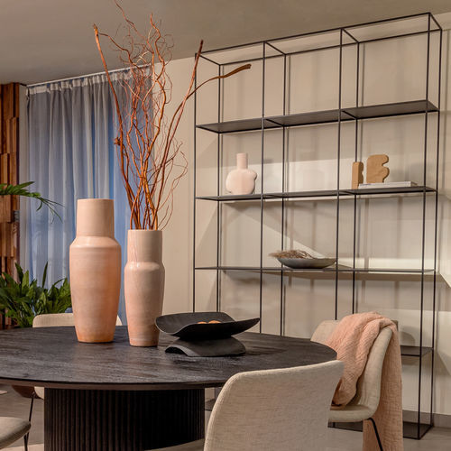 Scaffale contemporaneo - MANIFEST M - EUROFASHION HOMETEXTILES & CONCEPTS - in metallo / nero
