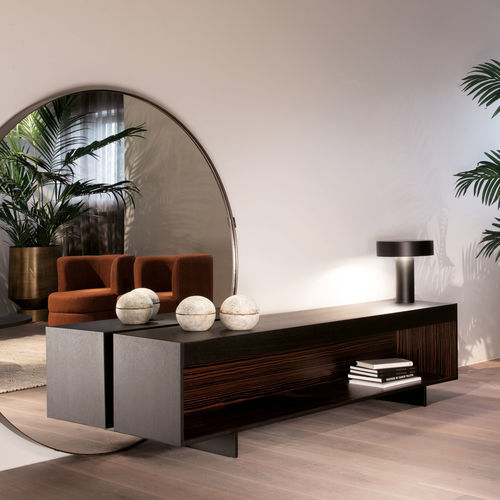 Credenza contemporanea - PALERMO - EUROFASHION HOMETEXTILES & CONCEPTS - in MDF / con ripiano / a slitta