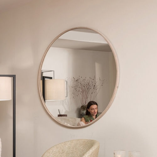 Specchio a muro - CHAO - EUROFASHION HOMETEXTILES & CONCEPTS - contemporaneo / rotondo / in MDF