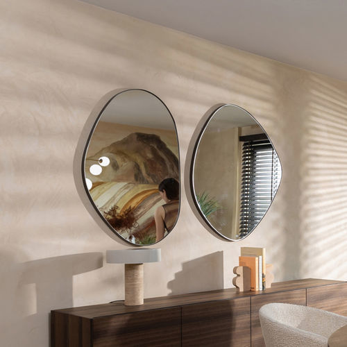 Specchio a muro - NEMI S - EUROFASHION HOMETEXTILES & CONCEPTS - contemporaneo / ellittico / in ferro
