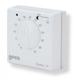 Termostato meccanico - TERMO 14 - TECNOCONTROL SRL - per aria condizionata / a muro / bianco