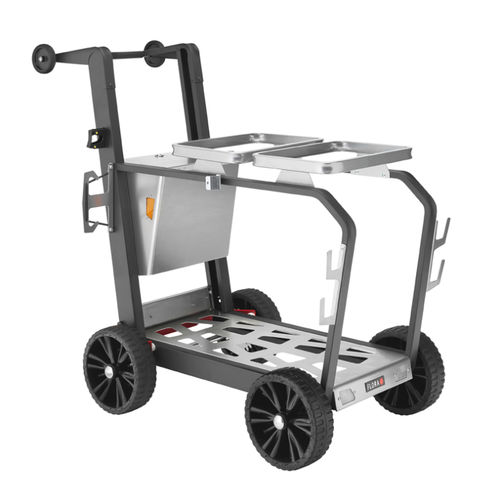 Carrello portarifiuti - ACCURATO METROPOL - FLORA - contract / di trasporto / in acciaio inossidabile