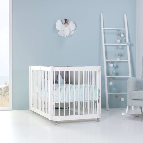 Letto per neonato singolo - Crea Due - ALONDRA - contemporaneo / con rotelle / in legno