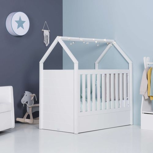 Letto per neonato tenda - Auna Mint - ALONDRA - singolo / contemporaneo / a cassetti