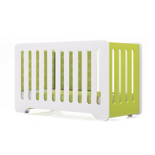 Letto per neonato singolo - C150 - ALONDRA - contemporaneo / con rotelle / in MDF laccato
