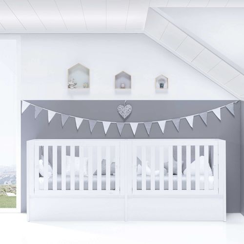 Letto per neonato allungabile - DUPLO - ALONDRA - matrimoniale / contemporaneo / in legno