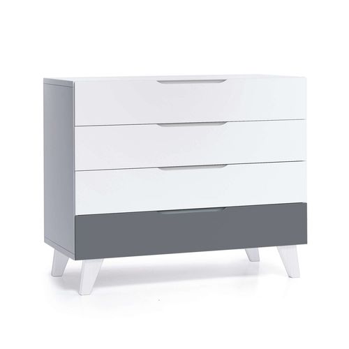 Cassettone contemporaneo - D247  - ALONDRA - in legno / rettangolare / con cassetti