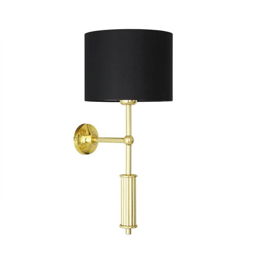 Applique contemporanea - GOREY - Mullan Lighting - da interno / in ottone / tonda