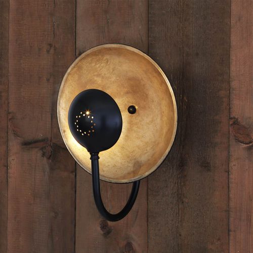 Applique classica - OREBRO - Mullan Lighting - da interno / in ottone / tonda