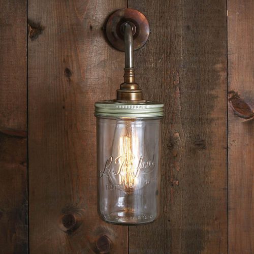 Applique classica - JAM JAR  - Mullan Lighting - da interno / in ottone / in acciaio