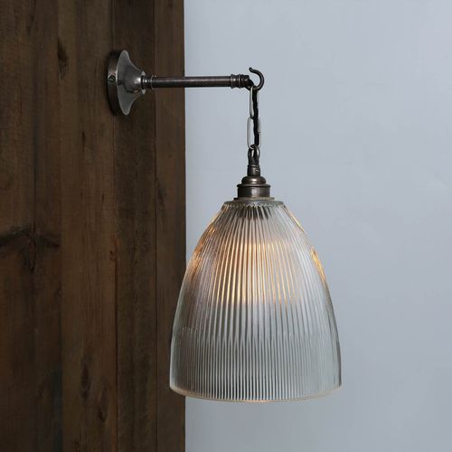 Applique in stile industriale - FEND PRISMATIC  - Mullan Lighting - da interno / in ottone / in vetro