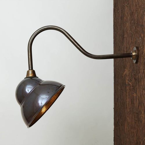 Applique in stile industriale - NOVO   - Mullan Lighting - da esterno / in ottone / in acciaio