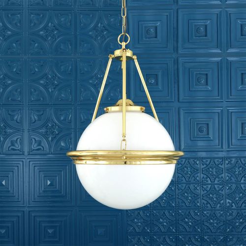 Lampadario classico - ARDEE  - Mullan Lighting - in vetro / in ottone lucidato / con 1 punto luce