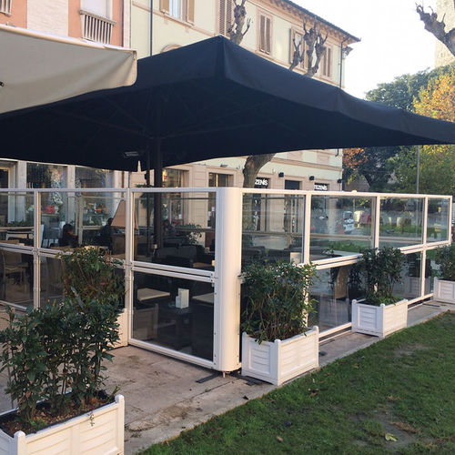 Pannello paravento in vetro - OASIDEHOR® TAORMINA - STAR PROGETTI - contract