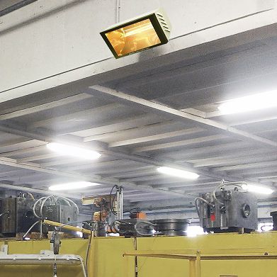 Stufa ad infrarossi da parete - TITAN WIDE ANGLE - STAR PROGETTI - da soffitto / elettrica / industriale