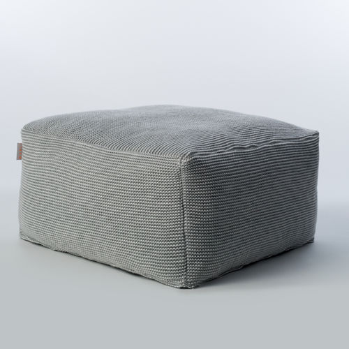 Pouf contemporaneo - CHECKS - Warli - in tessuto acrilico / in tessuto sintetico / quadrato