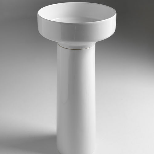 Lavabo autoportante - SAV 400  - BLEU PROVENCE - in ceramica / rotondo / contemporaneo
