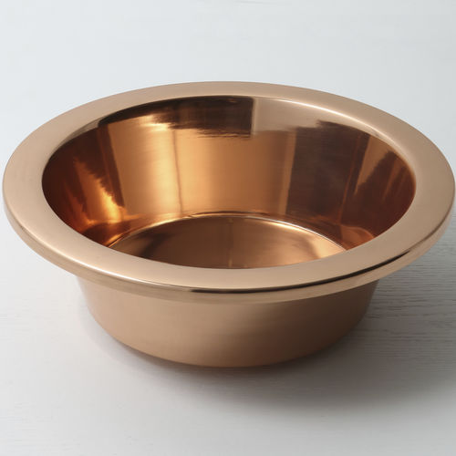 Lavabo da appoggio - LVCP02 - BLEU PROVENCE - in rame / rotondo / contemporaneo