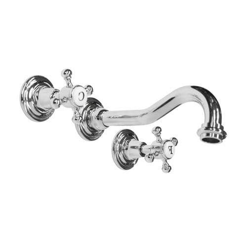 Miscelatore doppio comando per lavabo - RL1011 - BLEU PROVENCE - da parete / in metallo / da bagno