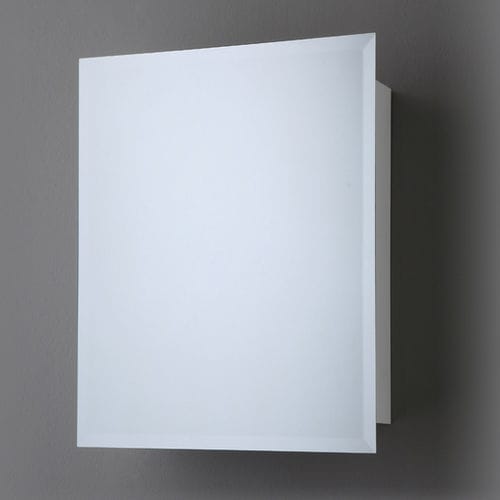 Specchio da bagno a muro - 80X60CM - BLEU PROVENCE - per hotel / in stile / rettangolare