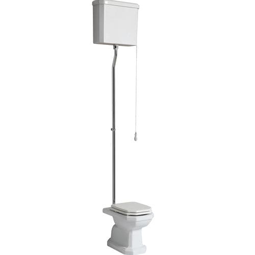 WC da appoggio - PROVENCE'700 - BLEU PROVENCE - in ceramica / con sciacquone in alto / tradizionale
