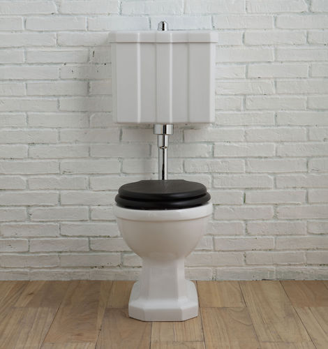 WC da appoggio - BP920/BP921+BP941 - BLEU PROVENCE - in ceramica / con cassetta a zaino / Retro
