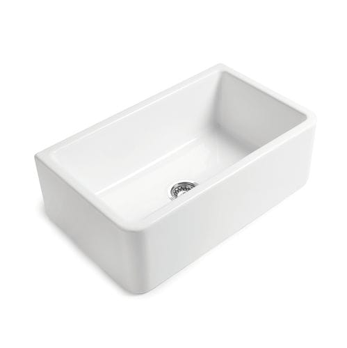Lavello a 1 vasca - Bake 76 - LK04 - BLEU PROVENCE - senza gocciolatoio / in ceramica / sottotop