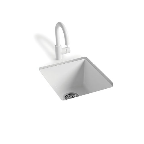 Lavello a 1 vasca - LK09 - BLEU PROVENCE - senza gocciolatoio / in ceramica / da incasso