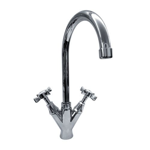 Miscelatore doppio comando da appoggio - RL1042 - BLEU PROVENCE - in ottone / da cucina / 1 foro