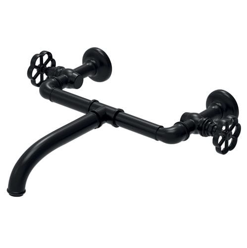 Miscelatore doppio comando da parete - RK13RAL - BLEU PROVENCE - in ottone / da cucina / 2 fori