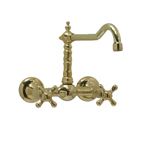 Miscelatore doppio comando da parete - RK15 - BLEU PROVENCE - in ottone / da cucina / 2 fori
