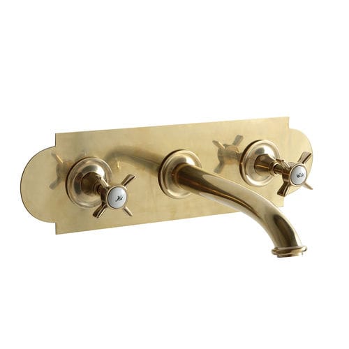 Miscelatore doppio comando da parete - RL1016M - BLEU PROVENCE - in ottone / da cucina / 3 fori