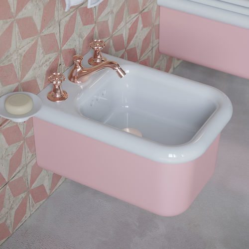 Bidet sospeso - TC236 - BLEU PROVENCE - in ceramica