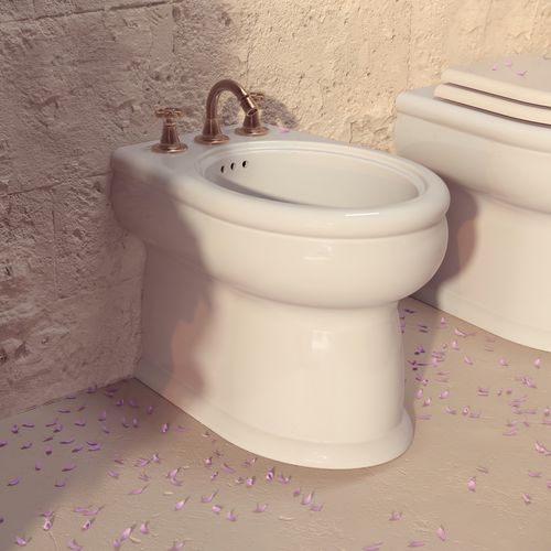 Bidet filomuro - BP330 - BLEU PROVENCE - in ceramica
