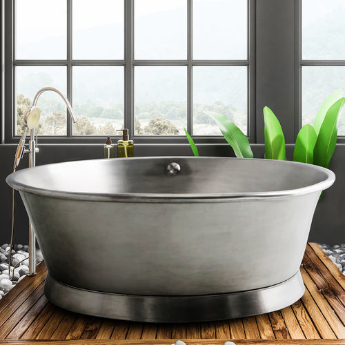 Vasca da bagno rotonda - CIRCLE - BLEU PROVENCE - da appoggio / per ambiente abitativo / ad uso professionale