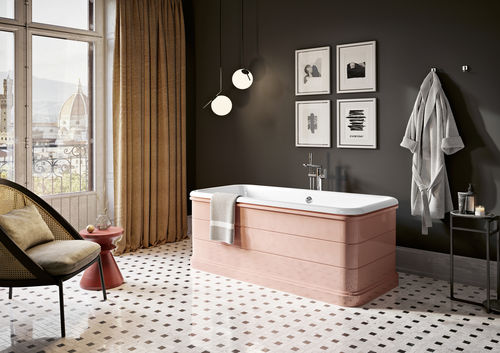 Vasca da bagno da appoggio - GINGER - BLEU PROVENCE - per ambiente abitativo / ad uso professionale / in ghisa