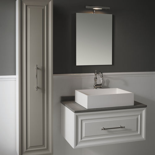 Mobile lavabo sospeso - CHARME1 - BLEU PROVENCE - in MDF / in ceramica / in pietra naturale