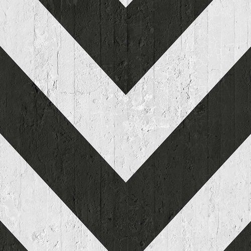 Carta da parati contemporanea - BLACK OPTICAL STRIPES - Mineheart - in tessuto non tessuto / a righe / bianca