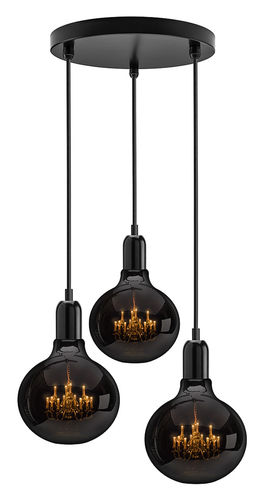 Lampada a sospensione - KING EDISON GHOST TRIO - Mineheart - in ottone / in vetro / contemporanea