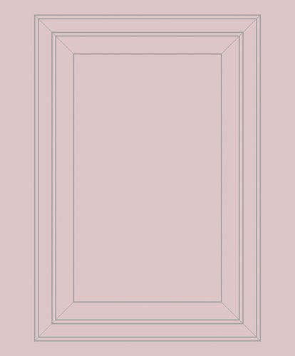 Carta da parati contemporanea - PINK &amp; GREY PANEL OUTLINE - Mineheart - in tessuto non tessuto / geometrica / aspetto legno