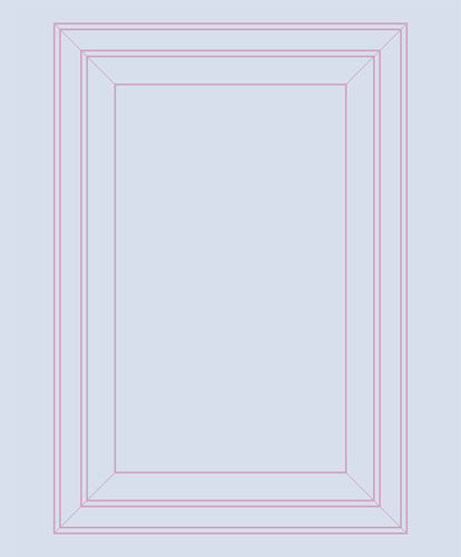 Carta da parati contemporanea - LIGHT BLUE &amp; PINK PANEL OUTLINE - Mineheart - in tessuto non tessuto / geometrica / aspetto legno