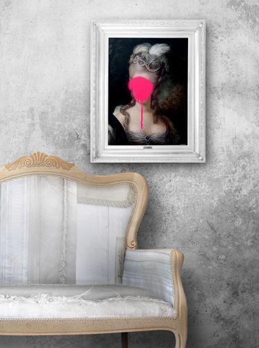 Stampa su tela - 'MADAME BLUSH' - Mineheart