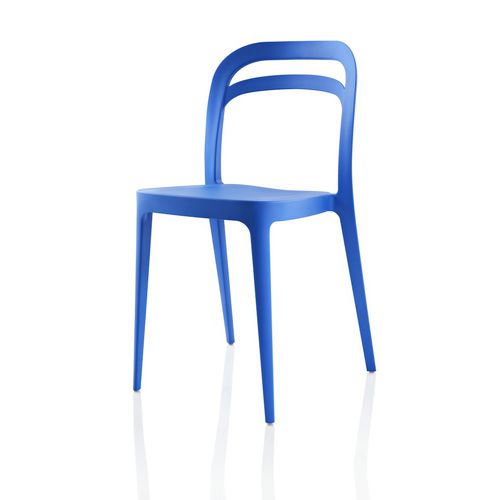 Sedia da ristorante contemporanea - JULIE  - ALMA DESIGN S.R.L. - in polietilene / impilabile