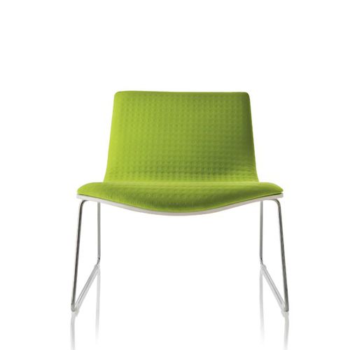 Chauffeuse contemporanea - AMARCORD  - ALMA DESIGN S.R.L. - in tessuto / per edifici pubblici