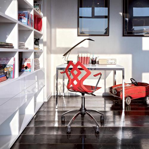 Tavolo contemporaneo - EDWARD - ALMA DESIGN S.R.L. - in laminato / rettangolare / per ristorante