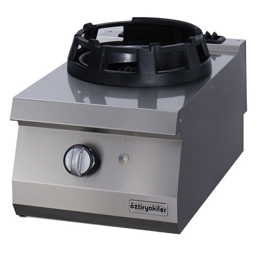 Piano cottura a gas - 900 : 7865.N1.40903.WK - Ozti - professionale / 1  fuoco / da appoggio