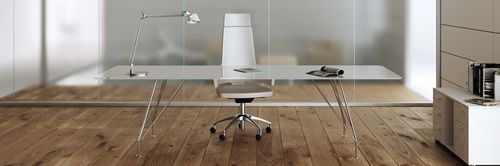 Scrivania direzionale - MEETING - MASCAGNI - contemporanea / in vetro / contract