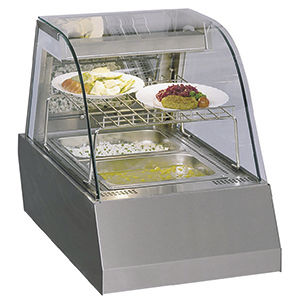 Vetrina riscaldata da appoggio - VISION HOT 1 - FRIGEO PERFECT COOLING - a vista / per negozio / per pasticceria