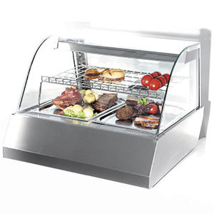 Vetrina riscaldata da appoggio - VISION HOT 2 - FRIGEO PERFECT COOLING - a vista / per negozio / per pasticceria