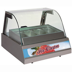 Vetrina refrigerata da appoggio - VISION COLD ICE - FRIGEO PERFECT COOLING - per negozio / per gelato